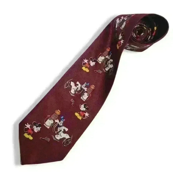 VINTAGE MICKEY & GOOFY TIE - Picture 1 of 4
